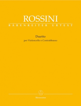 Duett fr Violoncello und Kontrabass Partitur und Stimmen