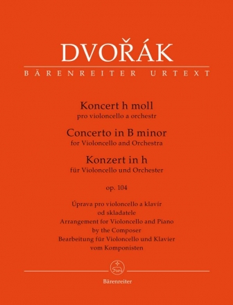 Konzert h-Moll op.104 fr Violoncello und Orchester fr Violoncello und Klavier