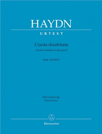 L'Isola disabitata Hob.XXVIII:9 Klavierauszug