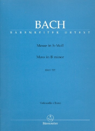 Messe h-Moll BWV232 fr Soli, gem Chor und Orchester Violoncello/Kontrabass