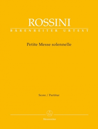 Petite messe solennelle fr Soli, gem Chor, 2 Klaviere und Harmonium Partitur