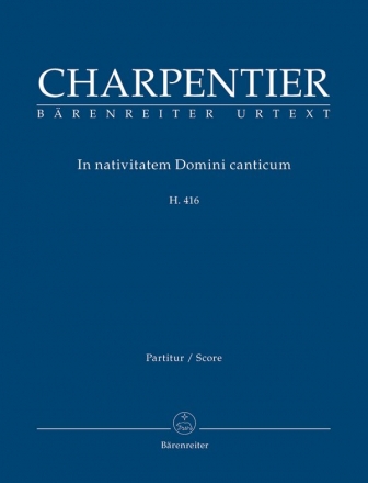 In nativitatem Domini canticum H416 fr gem Chor und Streicher Partitur