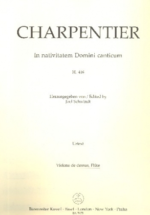 In nativitatem Domini canticum H416 fr gem Chor und Streicher Violine 1/Flte 1/Violon de dessus