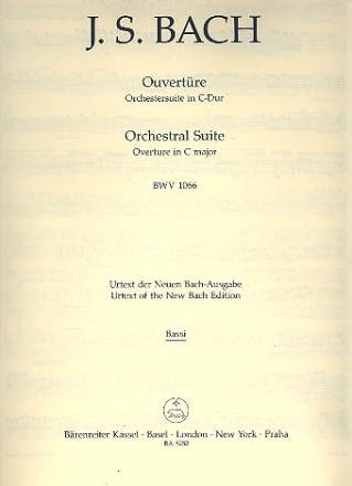 Ouvertre C-Dur Nr.1 BWV1066 fr Orchester Violoncello/Kontrabass