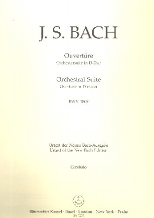 Ouvertre D-Dur Nr.4 BWV1069 fr Orchester Cembalo