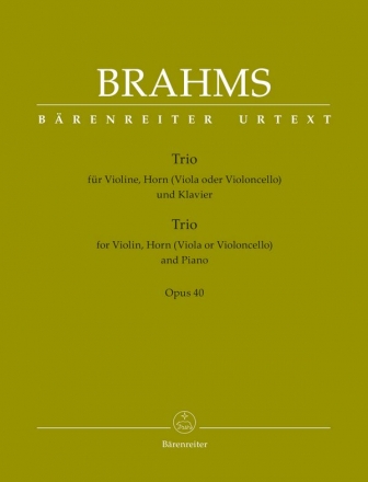 Trio op.40  fr Violine, Horn (Viola/Violoncello) und Klavier Stimmen