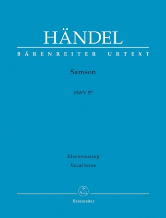 Samson HWV57 fr Soli, gem Chor und Orchester Klavierauszug (en)