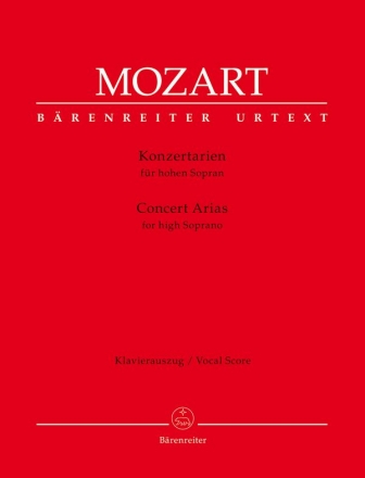 Konzertarien  fr hohen Sopran und Klavier