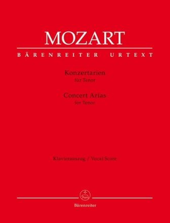 Konzertarien fr Tenor und Klavier