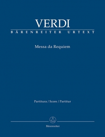 Messa da Requiem fr Soli, gem Chor und Orchester Partitur