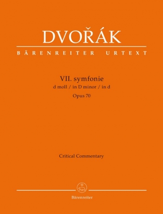 BA10417-40  A.Dvorak, Sinfonie Nr.7 d-moll, op.70  kritischer Bericht