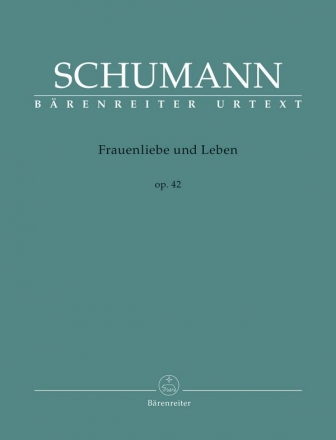 Frauenliebe und Leben op.42 fr Gesang (mittel) und Klavier