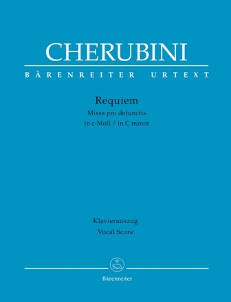 Requiem c-Moll fr gem Chor und Orchester Klavierauszug