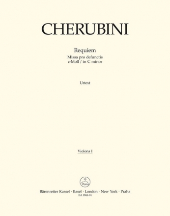 Cherubini, Luigi Requiem c-Moll -Missa pro defunctis- V1 Stimme(n)