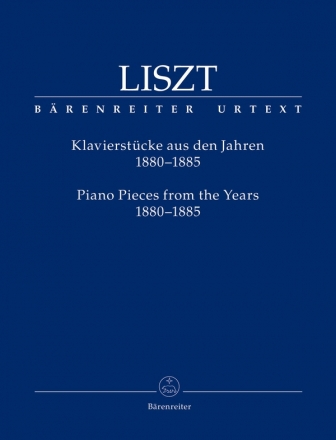 Klavierstcke aus den Jahren 1880-1885 fr Klavier