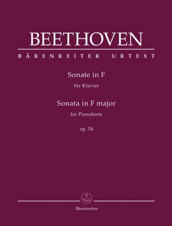 Sonate F-Dur op.54 fr Klavier