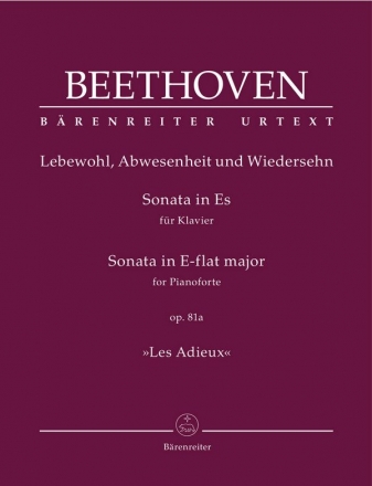 Sonate Es-Dur op.81a fr Klavier