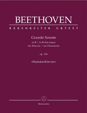 Sonate B-Dur op.106 fr Klavier