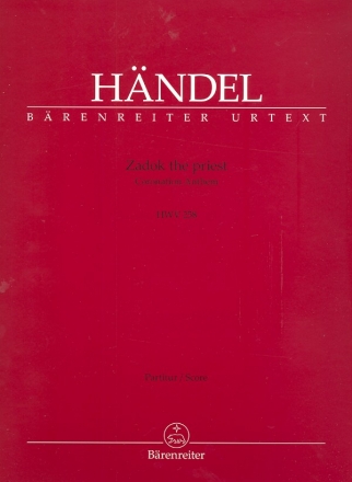 Zadok the Priest HWV258 fr gem Chor und Orchester Partitur (en)