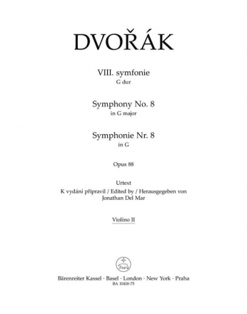 Symphonie G-Dur Nr.8 op.88 fr Orchester Violine 2