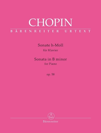 Sonate h-Moll op.58 fr Klavier