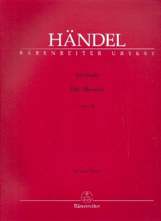 Der Messias HWV56 fr Soli, gem Chor und Orchester Partitur (dt/en),  broschiert