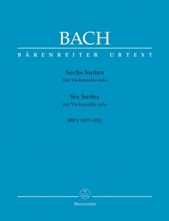 6 Suiten BWV1007-1012 fr Violoncello broschiert