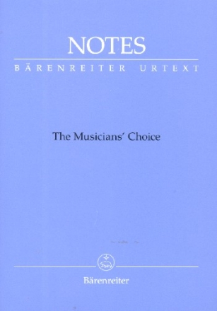 Notizbuch Notes - The Musician's Choice Umschlag Debussy-blau (Mindestabnahme 10 Stk)