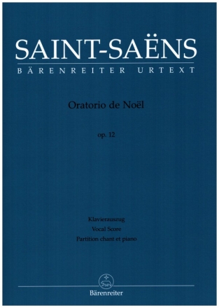 Oratorio de Nol op.12 fr Soli, gem Chor und Orchester Klavierauszug (la)