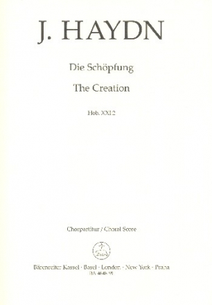 Die Schpfung Hob.XXI:2 fr Soli, gem Chor und Orchester Chorpartitur (dt/en)