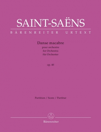 Danse macabre op.40 fr Orchester Partitur