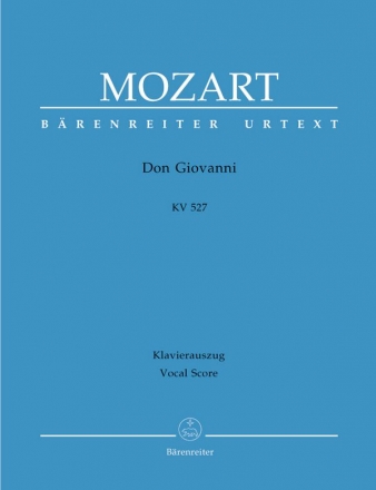 Don Giovanni KV527  Klavierauszug (it/dt),  gebunden