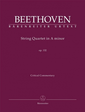 BA9032-40  Streichquartett a-moll op.132  kritischer Bericht