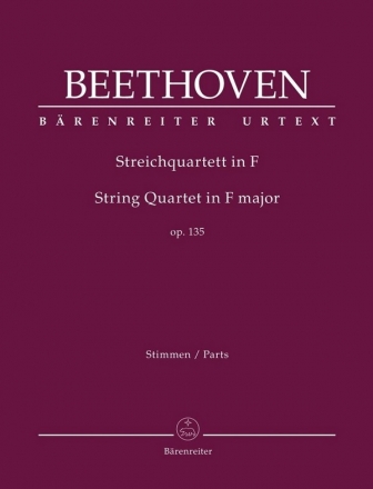 Streichquartett F-Dur op.135  Stimmen