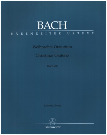 Weihnachtsoratorium BWV248 fr Soli, gem Chor und Orchester Partitur (dt/en)