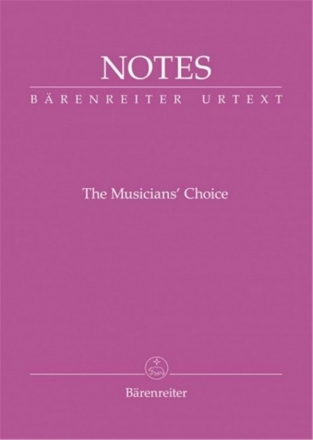 Notizbuch Notes - The Musician's Choice Umschlag Saint-Saens-violett (Mindestabnahme 10 Stk)