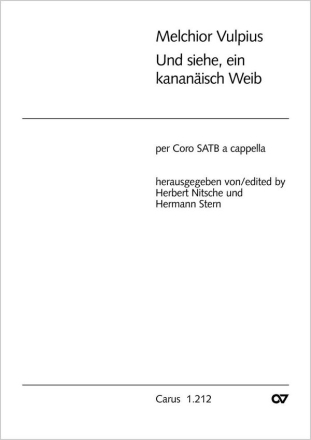 Und siehe, ein kanaanisch Weib Coro SATB P