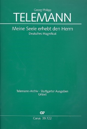 Meine Seele erhebt den Herrn fr Soli (SATB), Chor und Instrumente Partitur