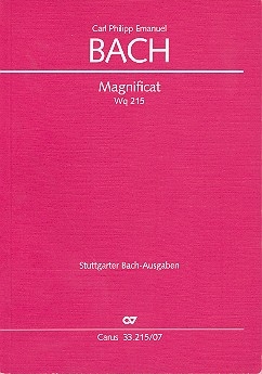 Magnificat D-Dur WQ215 fr Soli, gem Chor und Orchester Studienpartitur