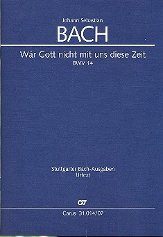 Wr Gott nicht mit uns diese Zeit Kantate Nr.14 BWV14 Studienpartitur (dt/en)