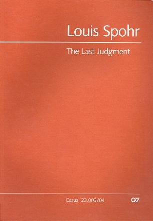 The last Judgment for soli, mixed chorus and orchestra vocal score (en)