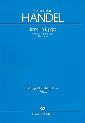 Israel in Egypt HWV54 (Version 1739) fr Soli, gem Chor und Orchester Klavierauszug Teile 2 und 3 (en)