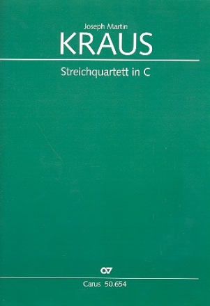 Streichquartett C-Dur Nr.4 VB186 (VB1/183) Partitur und Stimmen