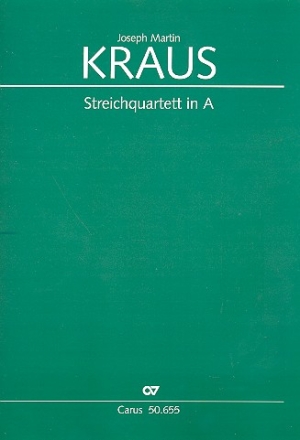 Streichquartett A-Dur Nr.5 op.1,1 VB185 Partitur und Stimmen