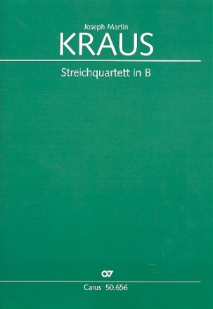 Streichquartett B-Dur Nr.6 op.1,2 VB181 Partitur und Stimmen