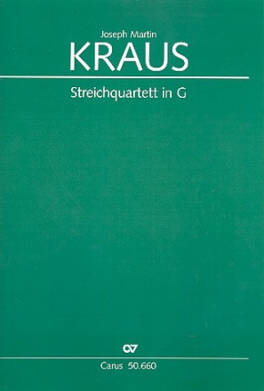 Streichquartett G-Dur Nr.10 op.1,6 VB187 Partitur und Stimmen