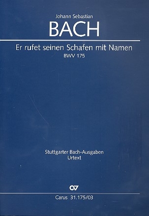 Er rufet seinen Schafen mit Namen Kantate Nr.175 BWV175 Klavierauszug (dt/en)