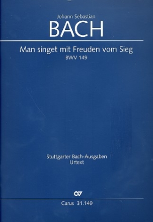 Man singet mit Freuden vom Sieg Kantate Nr.149 BWV149 Partitur (dt/en)