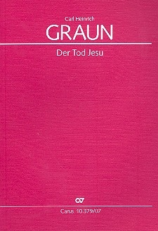 Der Tod Jesu fr Soli, gem Chor und Orchester Studienpartitur