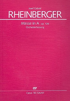 Messe A-Dur op.126 fr Frauenchor und Orchester Studienpartitur